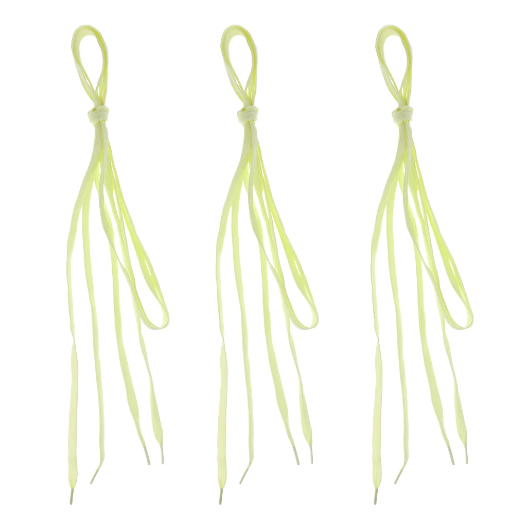 3 Pairs 180cm Premium Luminous Flash Light Up Roller / Inline Skate Shoe Laces Sneaker Boots String Shoelaces Replacement