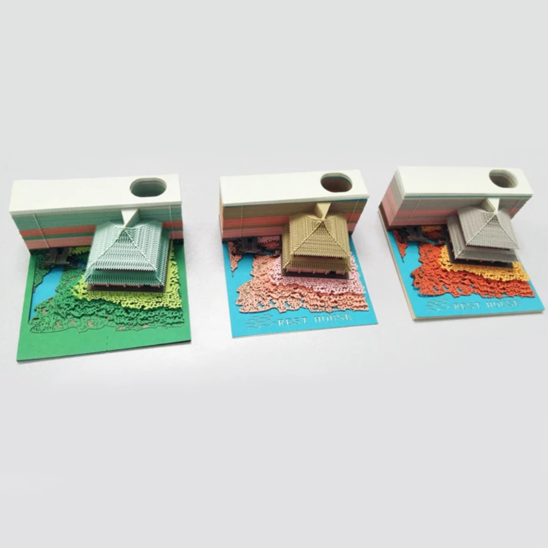 Diy Скрапбукинг блок 3D удобство наклейки бумага s карты Ремесло Японии Творческий стереоскопический липкая бумага для заметок
