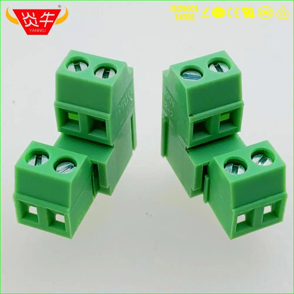 KF128A 3,81 2P 3P PCB универсальные Винтовые клеммные блоки KF128HL DG381A 3,81 мм 2PIN 3PIN MKKDS 1/2-3,81-1708026 PHOENIX DEGSON - Цвет: 128A-3.81-2P