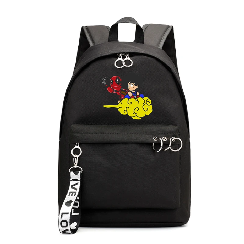 4 SAC A DOC принт с дэдпулом женские сумки Mochila Escolar Feminina школьный рюкзак Plecak Szkolny рюкзаки для девочек Дамский рюкзак - Цвет: 4