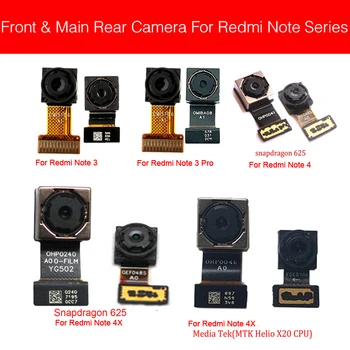 

Front&Back Rear Camera Module For Xiaomi Redmi Note 3/Note 4 4X Pro Global/MTKX20 Small Big Main Camera Flex Cable Repair Parts