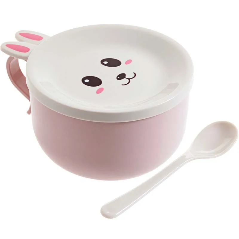800 мл кролик BPA бесплатно контейнер для детского питания посуда для Хранения Детская миска для закусок контейнер для кормления детей помощь