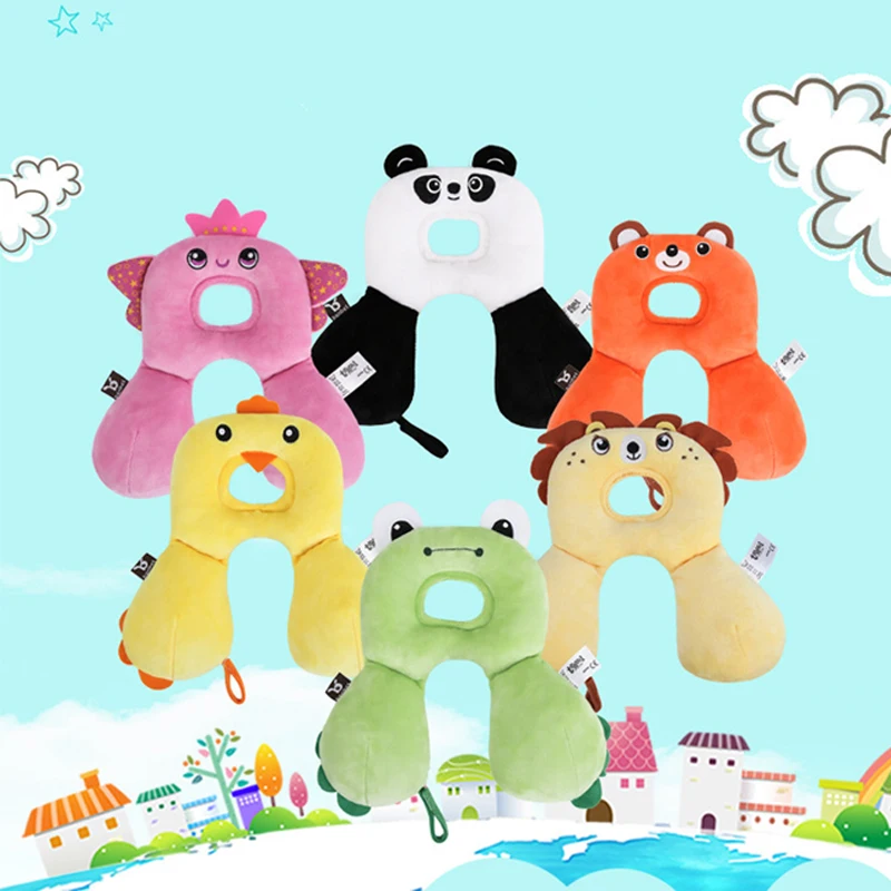 

Baby U-shaped Stereotype Pillow Cotton Soft Infant Neck Nursing Sleeping Travel Healthy Support Babies Stroller Accessories