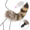 10 Frequency Sex Toys For Couples Anus Dilator Remote Control Fox Tail Anal Plug Vibrator Vibrating Butt Plug Adult Game Cosplay 1