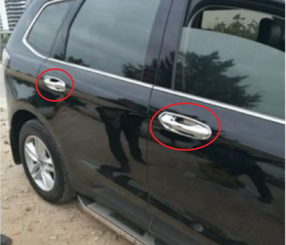 Car Accessories Abs Chrome Car Door Handles Bowl Cover Trim Door Handle