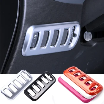 

Car Headlight Switch Button Cover Decoration Stickers For Mercedes Smart 453 Fortwo Forfour Car Styling Modification Accessories
