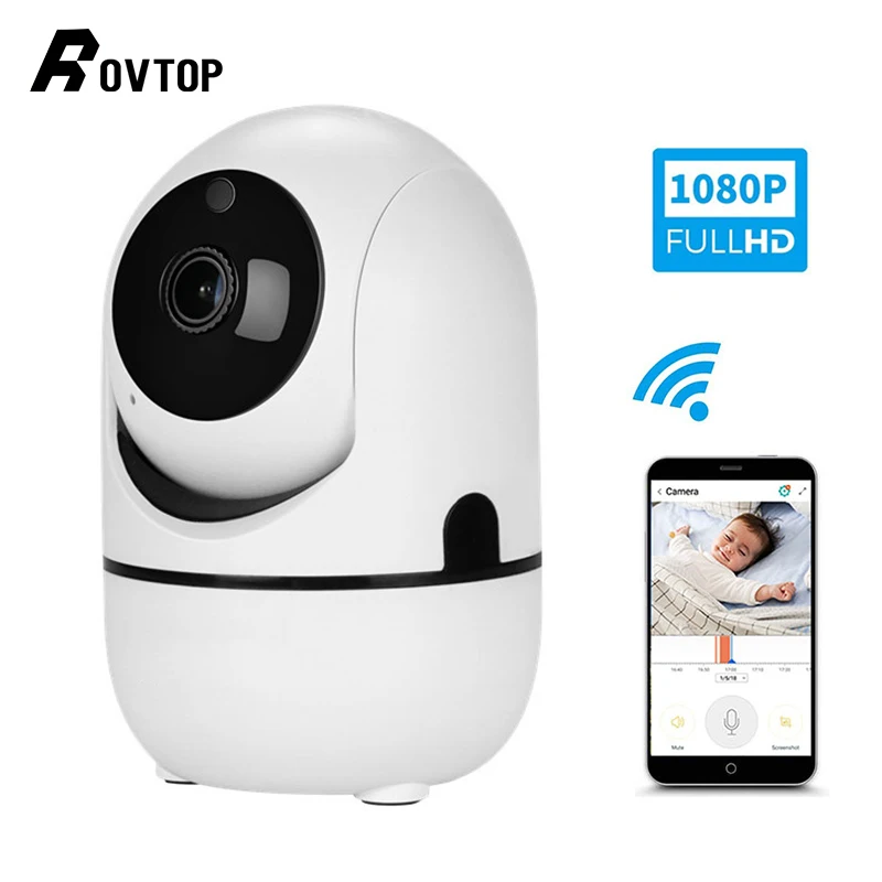 

Rovtop HD 1080P Cloud Wireless IP Camera Intelligent Auto Tracking of Human Home Security Surveillance CCTV Network Wifi Camera