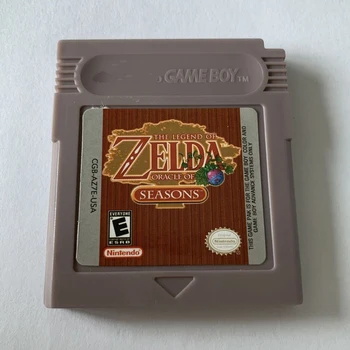 

GBC Video Game Cassette Game Kacerda Zelda Oracle of Seasons Zelda Oracle of Ages