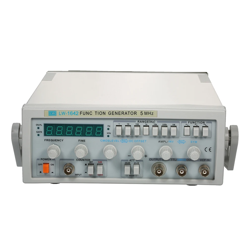 

LW-1642 Wave Digital Function Signal Generator 0.1Hz-5MHz Frequency AC 220V