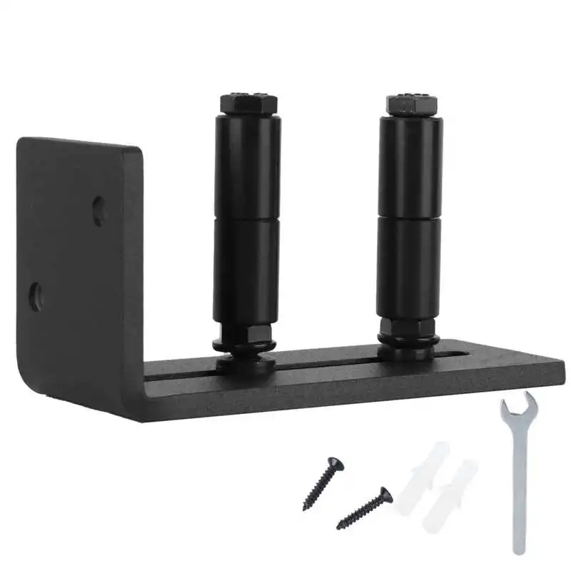 Sliding Barn Door Guide Carbon Steel Bottom Floor Roller Guide Kit Hardware Accessory Sliding Door Bottom For sliding barn door guide