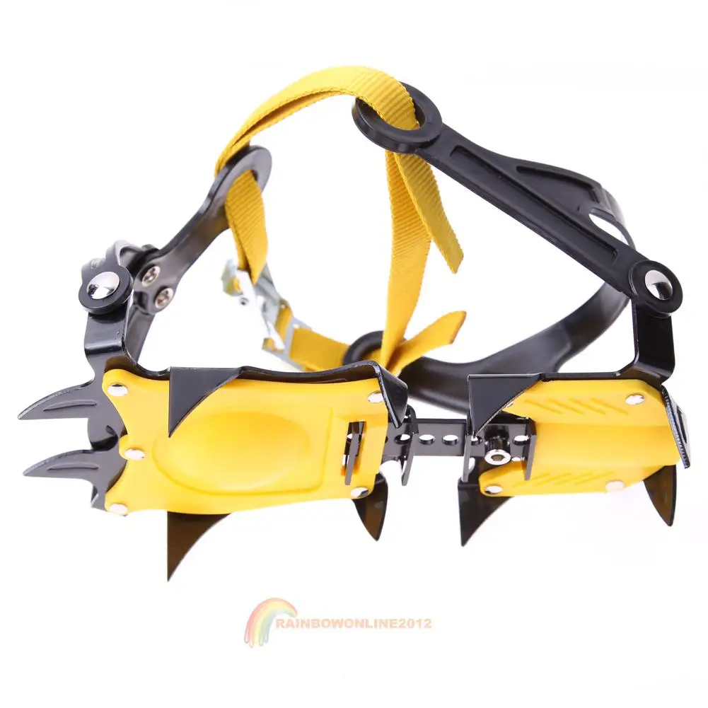 Non-Slip Shoes Cover 10 Teeth Snowy Ice Crampons Winter Crampons Sport Goods Camping Outdoor Hiking