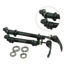 

1set Bike Axle Quick Release Skewer Iron Aluminum Alloy For MTB Road Bicycle Front Rear Axle Tools Bike Accessories