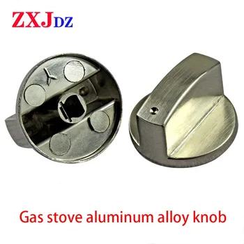 

2pcs 8mm universal gas stove switch knob accessories zinc alloy button gas stove ignition switch knob stove universal 0 degrees