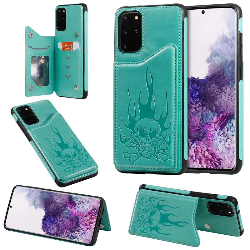 

For Samsung Galaxy S20 Case Magnetic Buckle Card Stand Protective for Samsung S20 Plus Cover for Galaxy S20 Ultra Silicon Cases