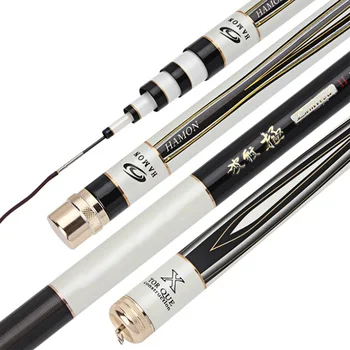 

1 Pcs Carbon Ultra-light And Super Hard Fishing Rod Section 4 Telescopic Fishing Rod Retractable Portable Tackle Tools