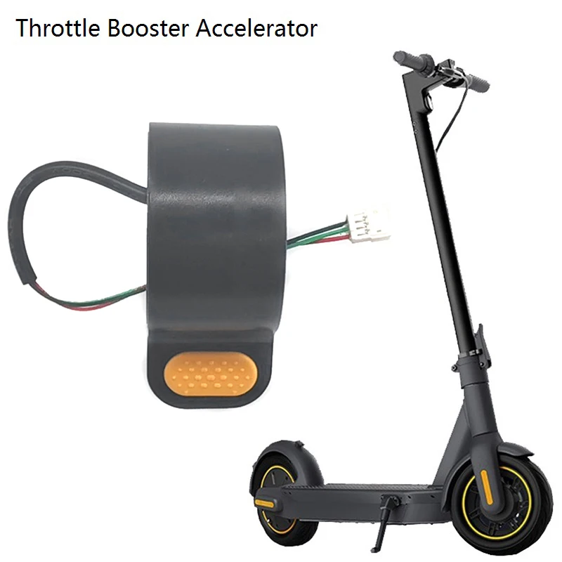 Booster Acceleratore A Dito Per Scooter Elettrico – Controllo Velocità A Pollice, Impermeabile, In ABS Nero