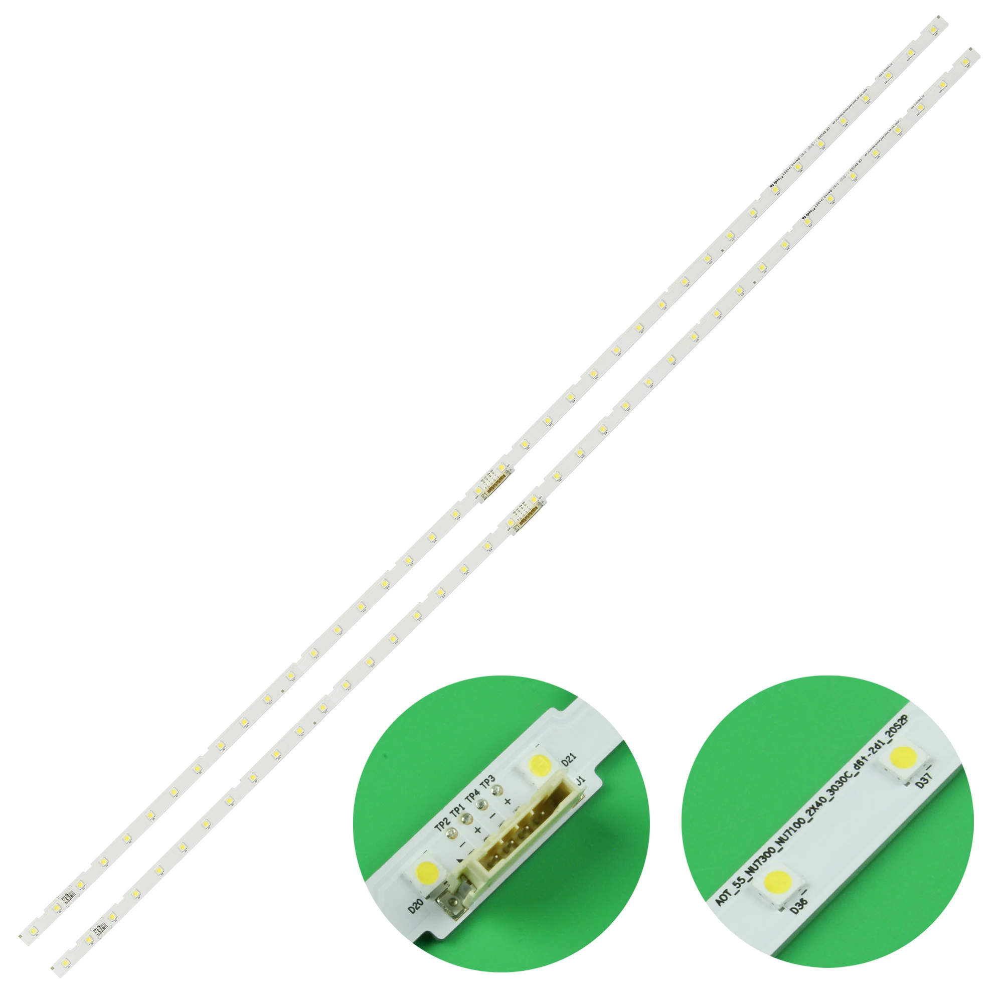 Mejor Compra Nuevo 2 uds 40LED tira de LED para iluminación trasera para Samsung UE55NU6900 UN55NU7300F UE55NU7105 UE55NU7172 BN96-45913A STS550AU9 55NU710C 73oVjOQoO