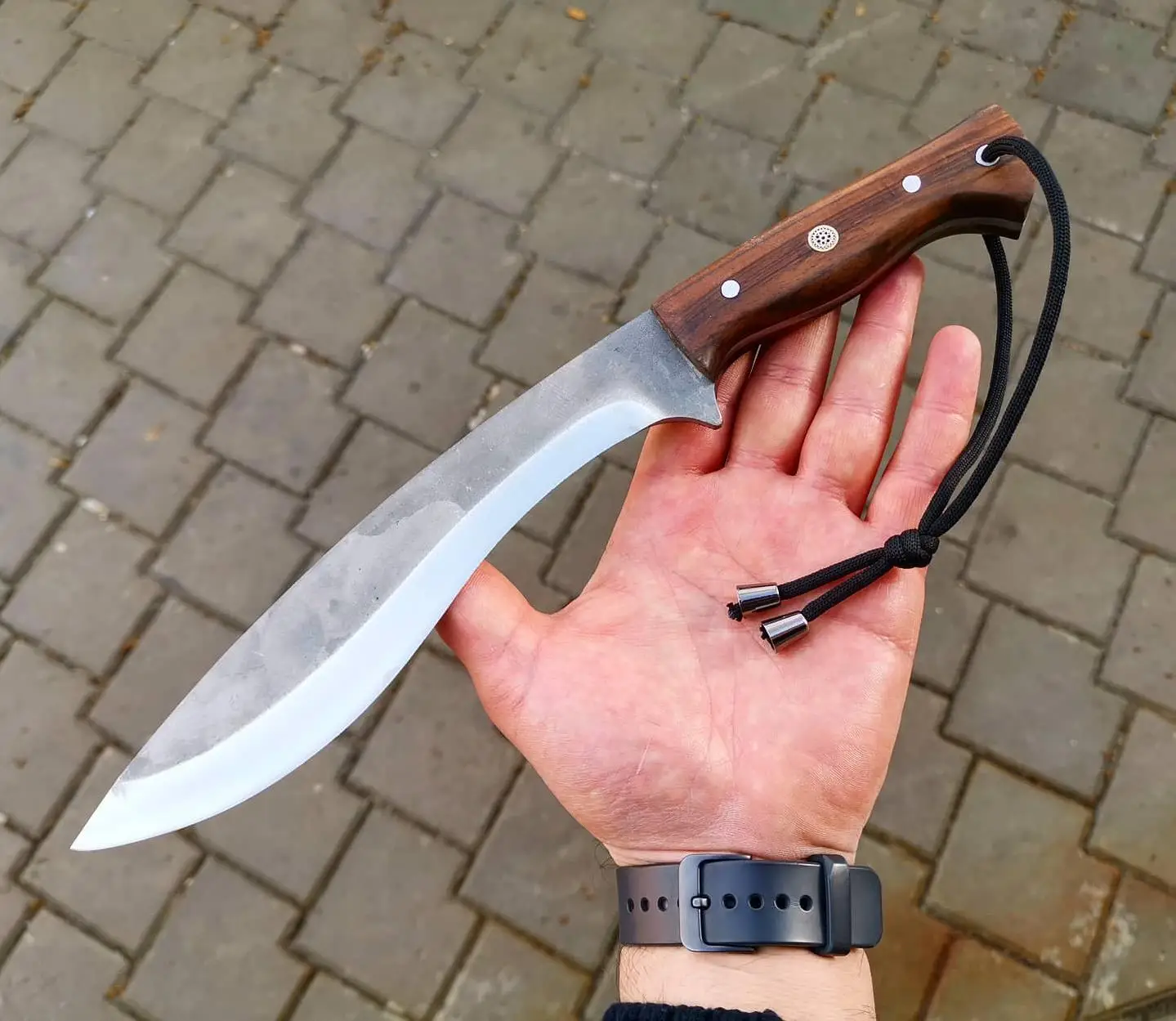 Ручной работы на открытом воздухе мачете и кожаным чехлом подарок Катана karambit