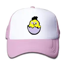Сетчатая бейсболка Snapback hats цыпленок пасхальное яйцо мальчик-девочка, розовый, один размер
