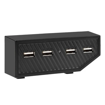 

4 Ports USB Hub Adapter Extension for One Game Console Headphones Mic Phone USB Hard Drive