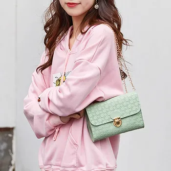 

New Arrive 2020 Women Pu Leather Shoulder Bags Girls Embossing Pattern Women's Casual Messenger Bags Crossbody Bags#P30
