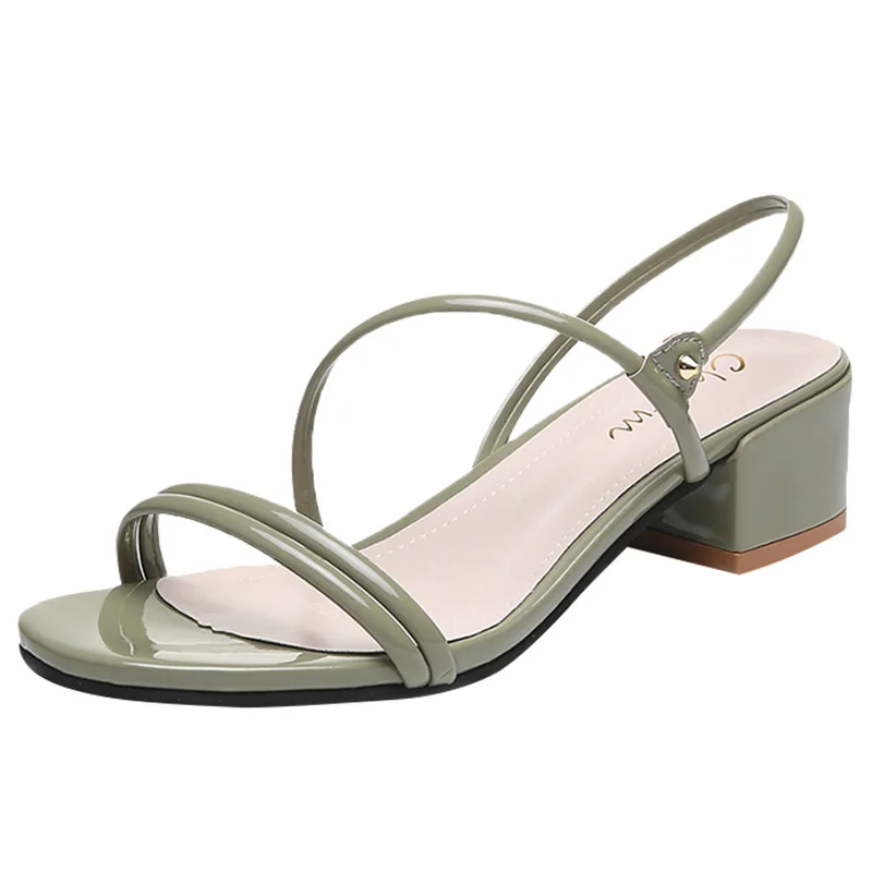 

Roman Sandals Women The New Summer 2019 Han Edition Joker Thick With The Fairy Sandals A Word Late Evening Shoe In The Strap