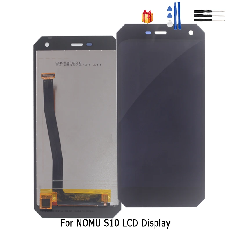 

Original For NOMU S10 LCD Display Touch Screen LCD Digitizer Assembly For NOMU S10 LCD Display Screen Replacement Free Tools