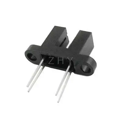 

10 Pcs 11/64" Gap 4 Pin Photo Interrupter Blk w Bracket
