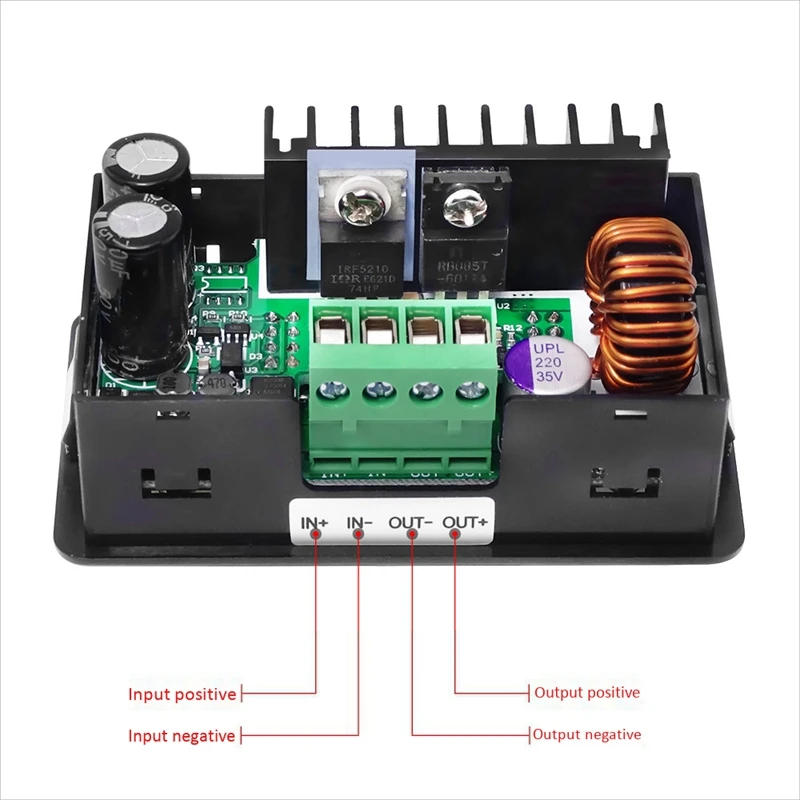 DPS3005 lcd постоянное напряжение тока понижающий программируемый модуль питания с USB коммуникационным модулем
