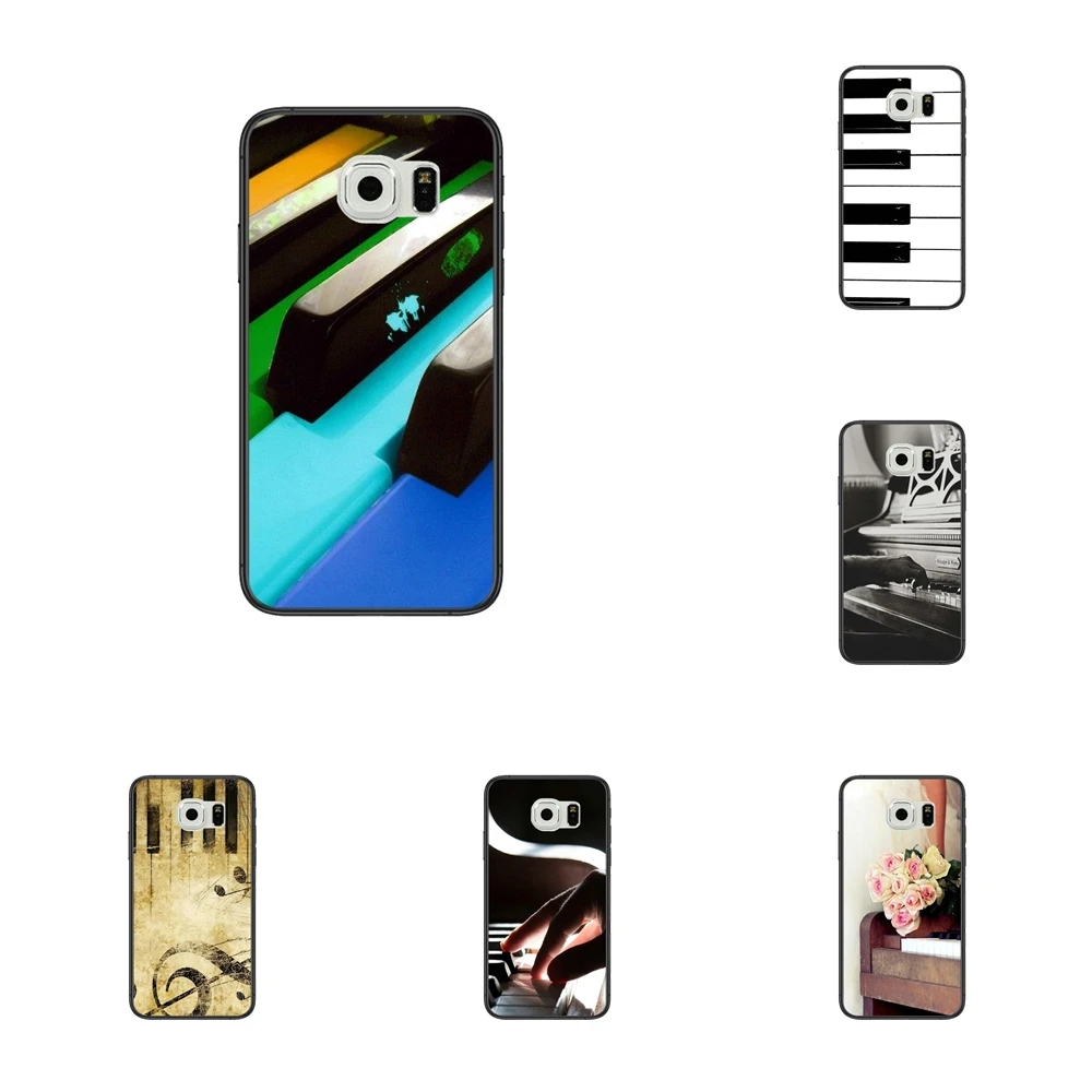 Black Shell Trend Cover 3D Piano Pianoforte Keys Play Music For Mate 40 30 20X 10 lite plus pro Nova 8 Pro 7 6 se Femmes | Мобильные