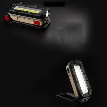 

SUNREI V1000 COB+LED 180° Adjustable Magnetic Tail LED Work Light USB Rechargeable Flashlight Multi-function EDC Torch Lantern