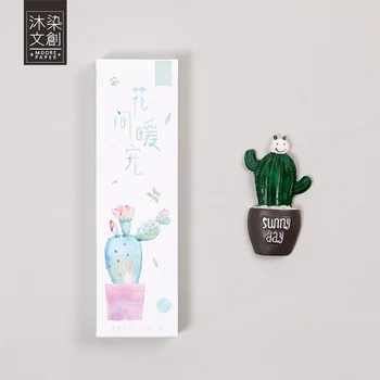 

30pcs/lot Paper Cactus Bookmark for Books Markers Clip Cute School Supplies Teacher Gift Kawaii Accessories Stationery