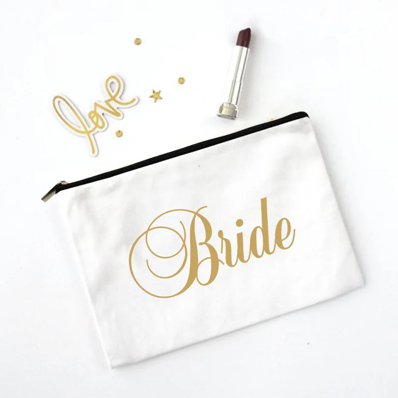 Team Bride Makeup Bag