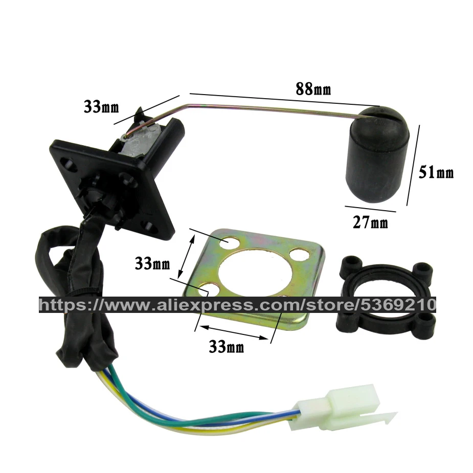

Moped Princess Scooter Fuel Level Tank Sensor Refit Oil Float Fuel Gauge Chinese Motorcycle Filter Pump Motorbike Parts CGQ-XGW