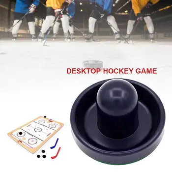 

Educational Top Ball Puck Black Desktop Kids Children Soccer Hockey Accessories Interactive Game Gifts ABS Sport