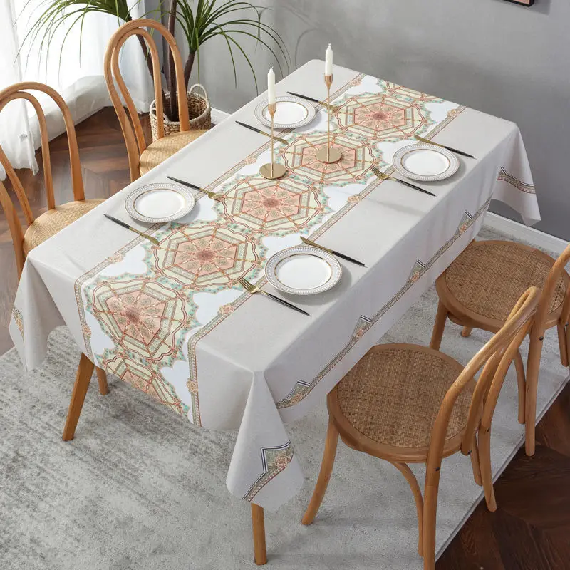 New Classical Rectangular Tablecloth Waterproof and Oilproof Tablecloth Home Decoration Christmas Tablecloth Nappe De Table стол