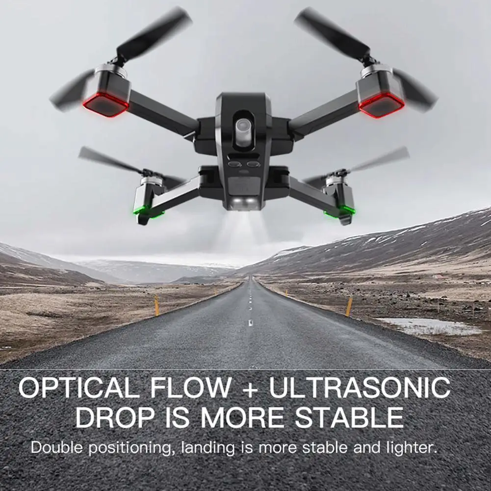 Дрон с дистанционным управлением 4K 5G WiF HD камера Квадрокоптер FPV четырехосевой Дрон с бесщеточным Мотором оптический поток глобальная позиционирование