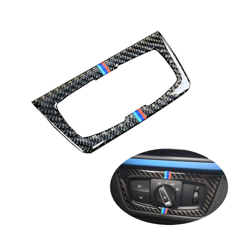 

Car Headlight Switch Button Decorative Frame Cover Trim For BMW 3 4 Series GT F30 F34 2013-2018 Car Styling Modified Stickers
