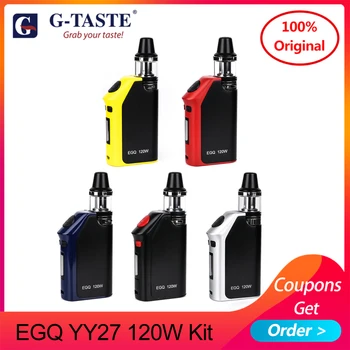 

Electronic cigarette EGQ YY27 120W Kit built in 2000mAh battery Capacity 2Ml Atomizer Mod Box Kit vs Aegis boost