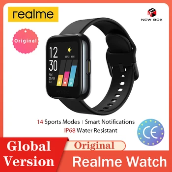 

Realme Watch Smart 1.4" Touchscreen Heart Rate Blood-oxygen Monitor IP68 Sports Personalized Watch Faces Reloj راقب Смотреть