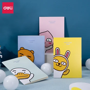 

Deli Notebook B5 Suture A5 Soft Surface Copy Line notebook Fashion Simple Creative Work Diary Portable Student Exercise Book