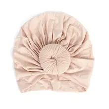  2019 Baby Accessories For Newborn Toddler Kids Baby Girl Boy Turban Cotton Beanie Hat Winter Cap Knot Solid Soft Hospital Caps 