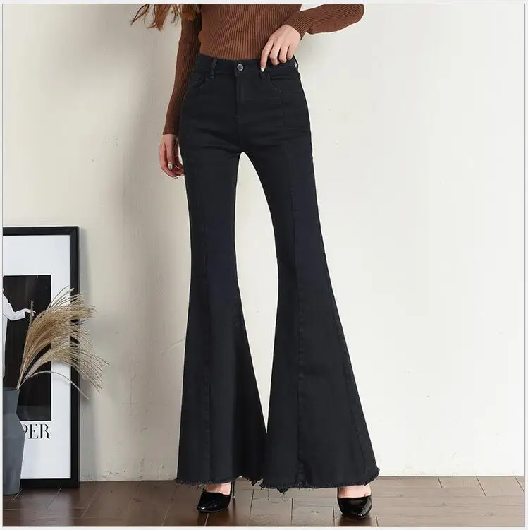 plus size stretch flare pants
