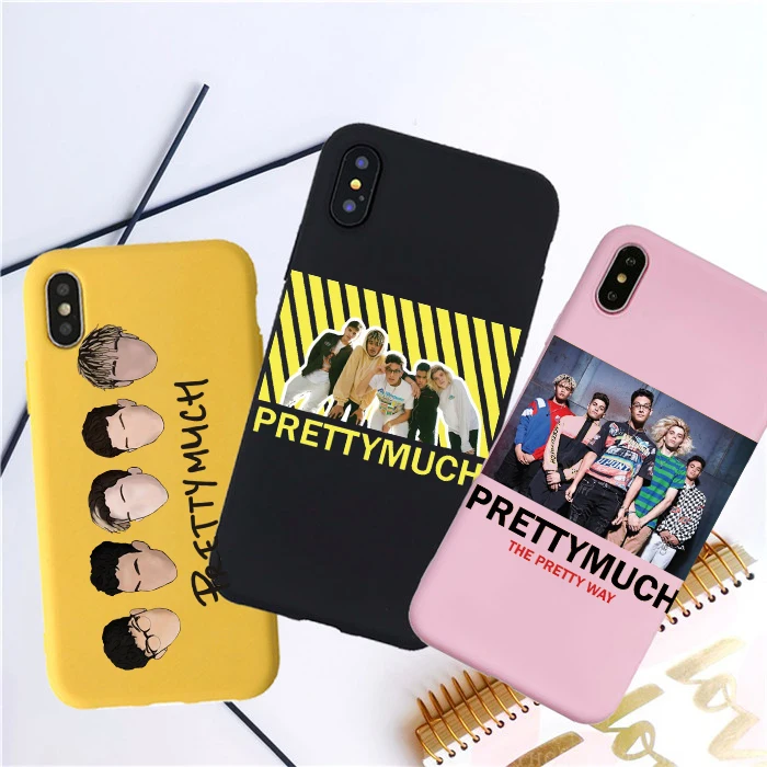 

PRETTYMUCH Color soft silicone phone case For iphone 6/6s, 6Plus/6SPlus, 7 / 8 , 7Plus/8Plus, X , XS , XR , XSMax