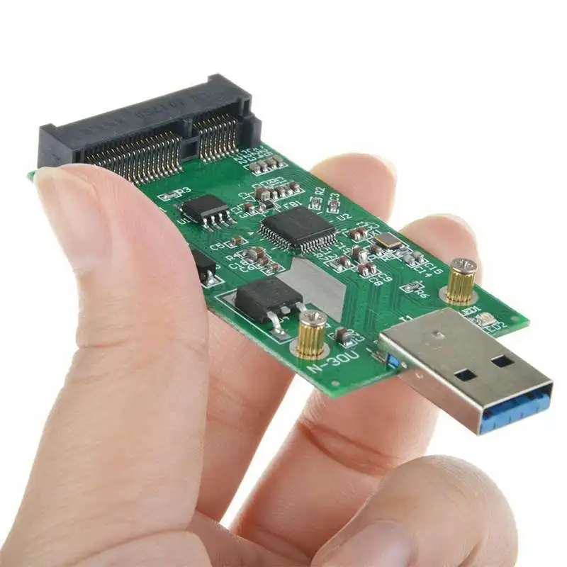 Usb 3,0 к Mini Pcie Msata Ssd Внешний Msata к Usb 3,0 Ssd конвертер адаптер