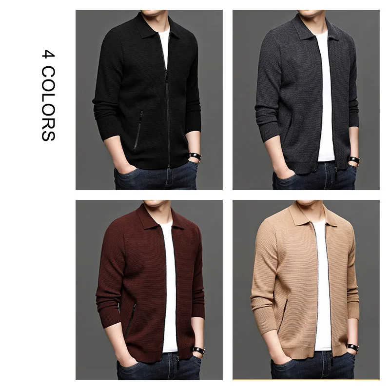 COODRONY Brand Cardigan Men Fashion Streetwear Sweater Coat Men Autumn Winter New Arrival Thick Warm Wool Cardigans Pocket C1197 4