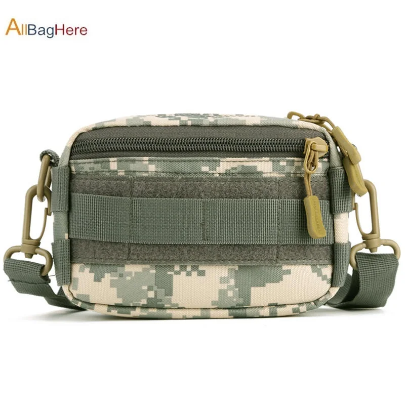 ACU Digital Мини-сумка Molle, 5,5 дюймов, сумка для телефона, тактическая сумка для рыбалки, походная сумка через плечо, камуфляжная сумка для путешествий, переносная сумка на плечо, сумка для скалолазания, для велоспорта - Цвет: ACU Digital