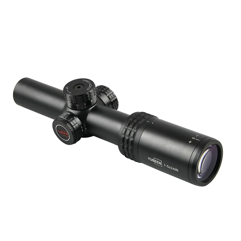 New 1-5x24 Hunting Riflescope With Red And Green Illuminated reticle sight optics scope For Hunting Scope