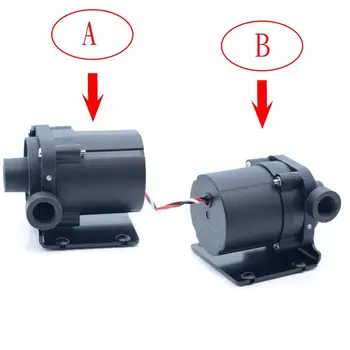 

SC600 12V Computer Water Cooling Pump 600 L/H G1/4" Input and Right/Left Output Damping Ceramic Shaft Core With Mounting Bracket