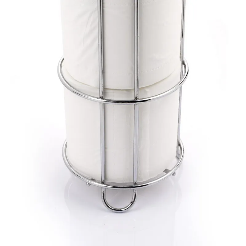  European Style Roll Stand Popular Modern Minimalist Stainless Steel Floor Type Toilet Paper Holder